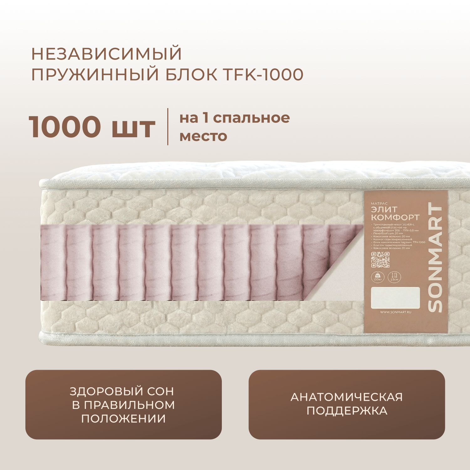 Фотографии Матрас ЭЛИТ КОМФОРТ